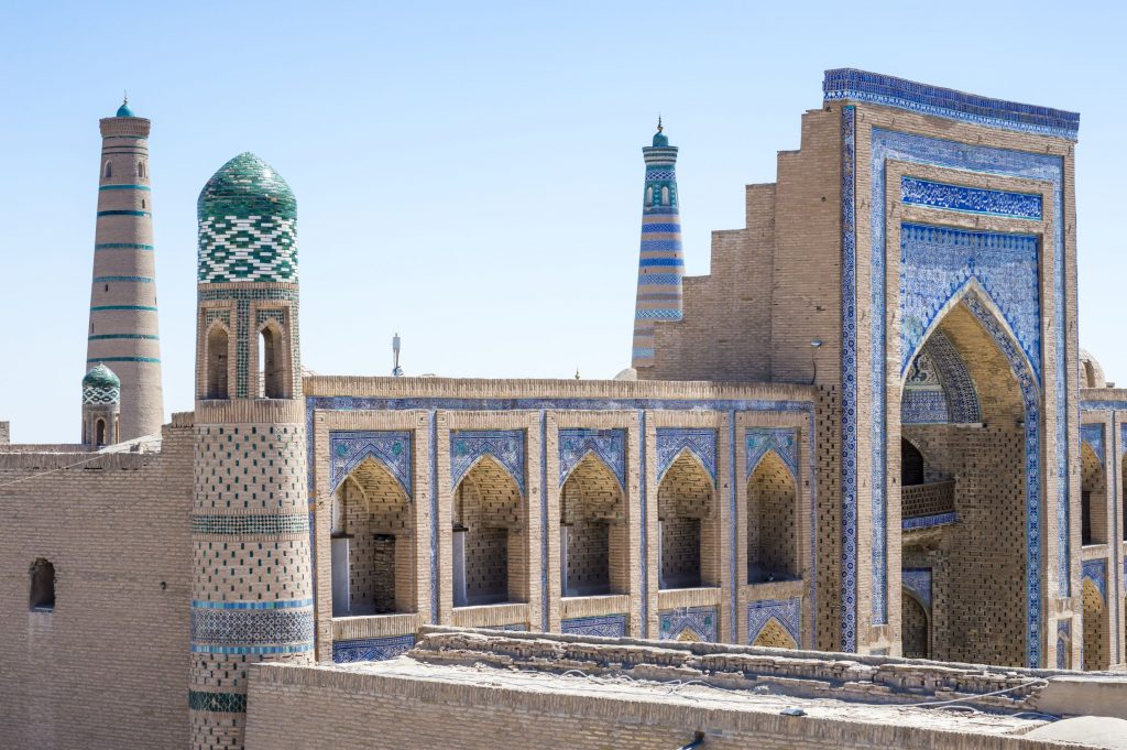 Mohammed Rakhim Khan Medressa in Khiva, Uzbekistan