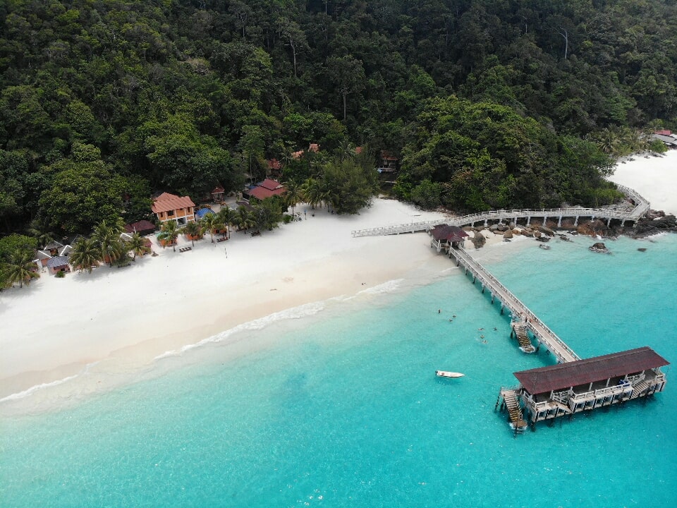 Redang Mutiara Beach Resort Bird View